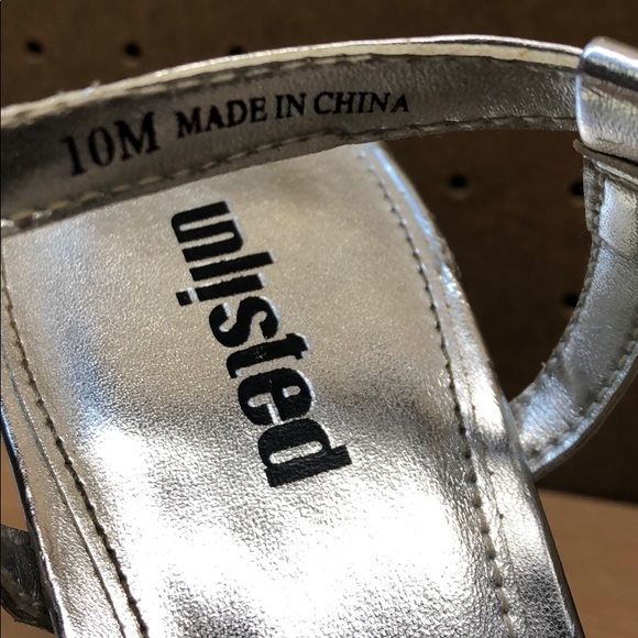 Unlisted Silver Sandal Heels size 10 - Picture 7 of 8